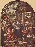 CLEVE, Joos van Adoration of the Magi oil painting artist